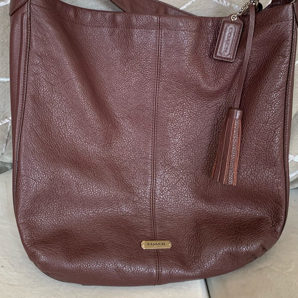 Coach Wine large shoulder bag